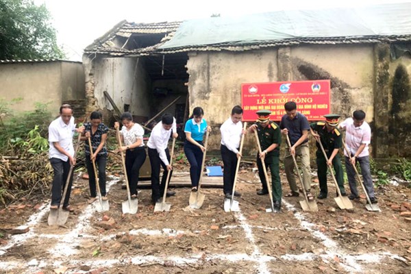 Thái Nguyên: Khởi công xây dựng Nhà đại đoàn kết cho hộ nghèo