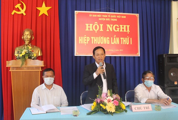 Huyện Đức Trọng (Lâm Đồng) Hiệp thương lần thứ nhất bầu cử đại biểu HĐND huyện Đức Trọng khóa XII