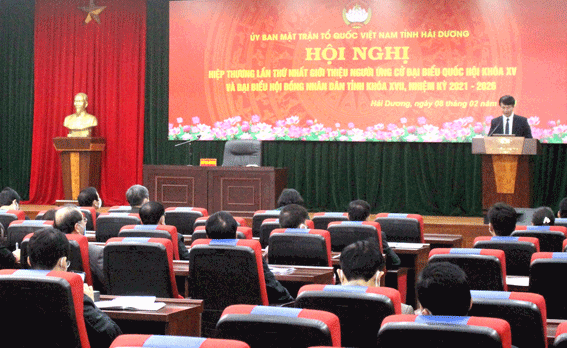 Ủy ban MTTQ Việt Nam tỉnh Hải Dương tổ chức Hội nghị hiệp thương lần thứ nhất