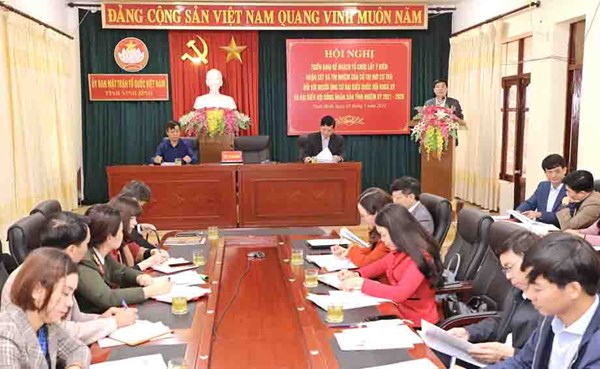 Ninh Bình: Phát huy vai trò cán bộ Mặt trận ở cơ sở trong công tác bầu cử