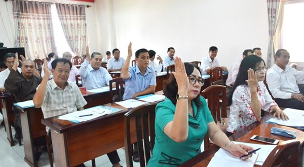 Kiên Giang: Tổ chức hội nghị hiệp thương lần ba