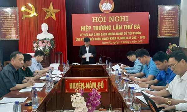 MTTQ huyện Nậm Pồ phát huy vai trò giám sát trong công tác bầu cử