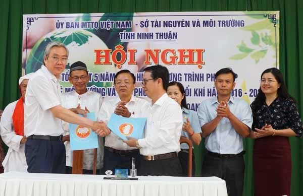 Ủy ban MTTQ Việt Nam tỉnh Ninh Thuận: Tổng kết Chương trình phối hợp thực hiện bảo vệ môi trường và ứng phó với biến đổi khí hậu giai đoạn 2016-2021