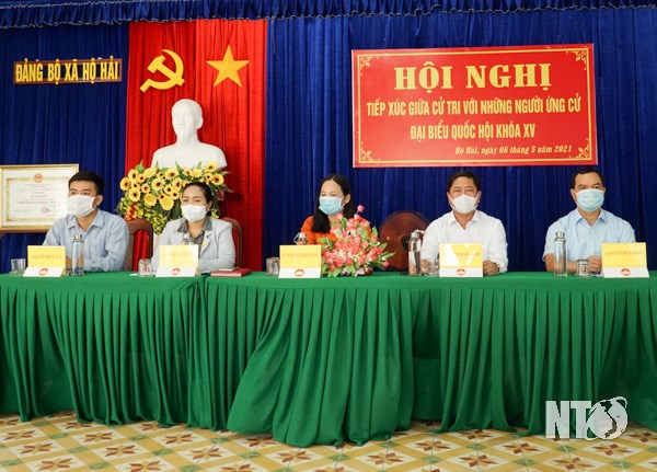 Ninh Thuận: Các ứng cử đại biểu Quốc hội khóa XV tiếp xúc cử tri 