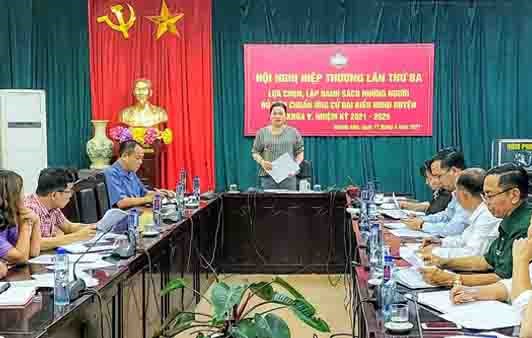MTTQ huyện Mường Nhé tăng cường giám sát công tác bầu cử