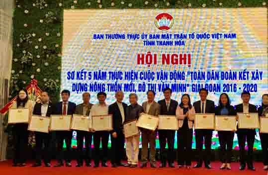 Phát huy vai trò MTTQ tỉnh Thanh Hóa trong thực hiện các cuộc vận động, các phong trào thi đua yêu nước