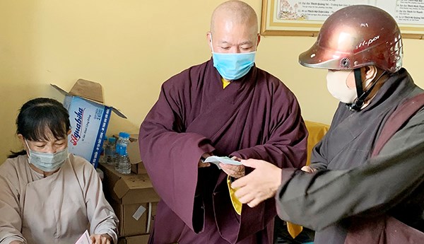 Phật giáo TP Biên Hòa đóng góp Quỹ mua vaccine phòng, chống dịch Covid-19