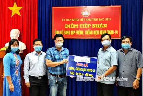 Ủy ban MTTQ Việt Nam tỉnh Bạc Liêu: Tiếp nhận và đăng ký ủng hộ hơn 46,5 tỷ đồng quỹ phòng, chống dịch COVID-19