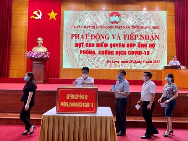 Quảng Ninh: Trên 142 tỷ đồng đăng ký ủng hộ Quỹ Phòng, chống dịch Covid-19