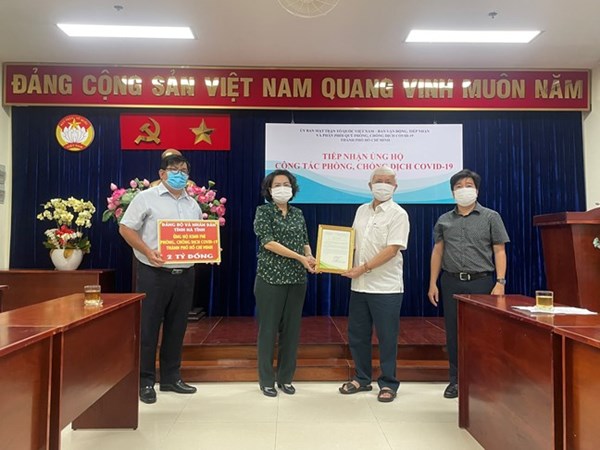 TP.Hồ Chí Minh: Tiếp nhận gần 1000 tỷ đồng ủng hộ công tác phòng, chống dịch Covid-19
