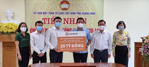 Quảng Ninh: Gần 164 tỷ đồng ủng hộ Quỹ Phòng, chống dịch bệnh Covid-19