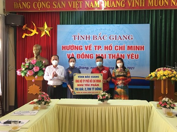 Ủy ban MTTQ tỉnh Bắc Giang: Kêu gọi, vận động ủng hộ TP HCM phòng, chống dịch Covid-19