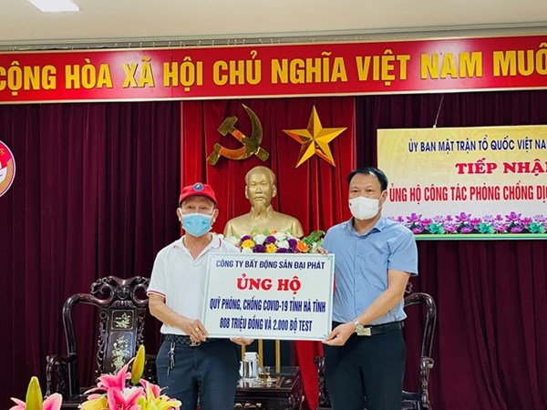 Hà Tĩnh: Gần 120 tỷ đồng ủng hộ công tác phòng chống Covid-19