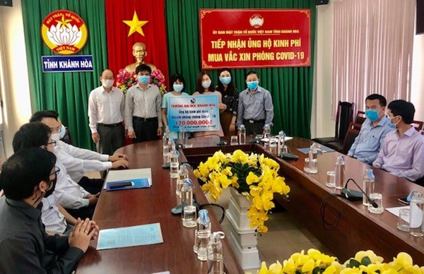 Ủy ban Mặt trận Tổ quốc (MTTQ) Việt Nam tỉnh Khánh Hòa thành lập Trung tâm Cứu trợ Covid-19 