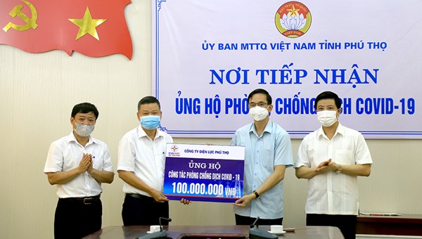 MTTQ các cấp tỉnh Phú Thọ: Phát huy sức mạnh đại đoàn kết phòng, chống dịch COVID-19