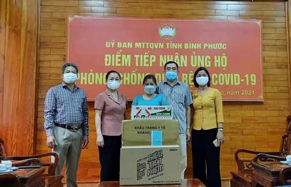 MTTQ tỉnh Bình Phước tích cực tham gia phòng chống dịch covid-19