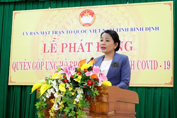 Ủy ban MTTQ Việt Nam tỉnh Bình Định kêu gọi tiếp tục tham gia ủng hộ công tác phòng, chống dịch Covid-19 và ủng hộ Quỹ “Vì người nghèo” năm 2021