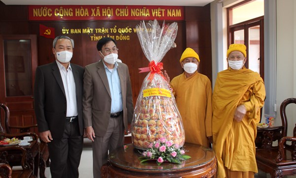 Các tổ chức, tôn giáo tỉnh Lâm Đồng chúc mừng 91 năm ngày truyền thống Mặt trận Tổ quốc Việt Nam