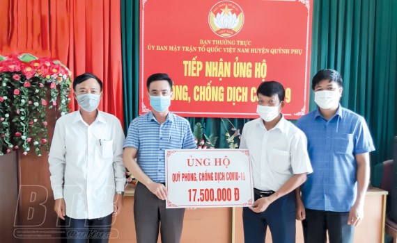 MTTQ huyện Quỳnh Phụ: Phát huy vai trò cầu nối trong phòng, chống dịch