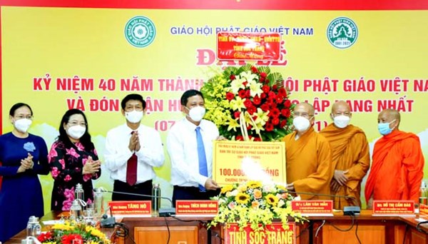 Giáo hội Phật giáo Việt Nam tỉnh Sóc Trăng đồng hành vì sự phát triển của quê hương, đất nước