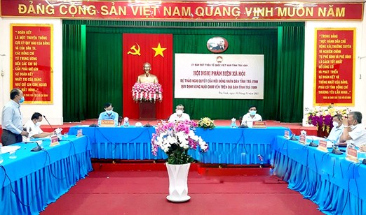 Mặt trận Tổ quốc Việt Nam tỉnh Trà Vinh: Một năm nỗ lực vượt khó