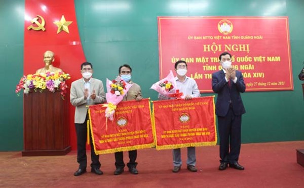 Hội nghị Ủy ban MTTQ Việt Nam tỉnh Quảng Ngãi lần thứ 5 khóa XIV nhiệm kỳ 2019 -2024