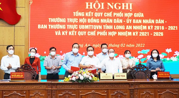 Long An: Phối hợp chặt chẽ góp phần nâng cao hiệu quả công tác của HĐND, UBND và UBMTTQ Việt Nam tỉnh