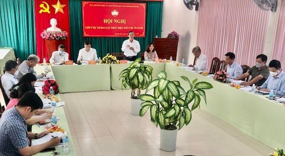 Ủy ban MTTQ tỉnh Khánh Hòa góp ý dự thảo Luật Quy chế dân chủ cơ sở