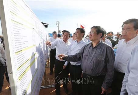 Thủ tướng Phạm Minh Chính thăm, kiểm tra dự án và công trình sân bay Long Thành