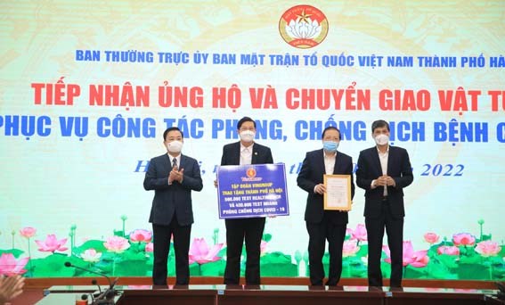 Hà Nội tiếp nhận hơn 80 tỷ đồng ủng hộ công tác phòng, chống dịch COVID-19