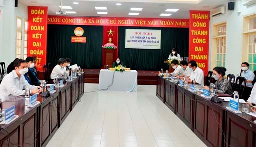 Ủy ban MTTQ TP Đà Nẵng hội thảo lấy ý kiến góp ý dự thảo Luật thực hiện dân chủ ở cơ sở