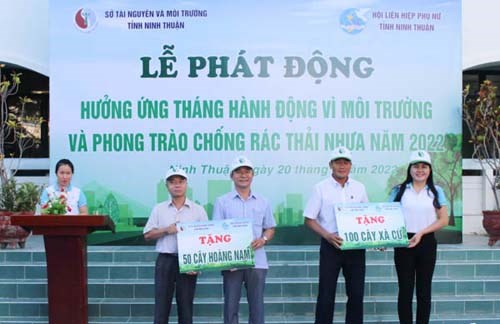Ninh Thuận: Lễ phát động “Hưởng ứng Tháng hành động vì môi trường và phong trào chống rác thải nhựa” năm 2022