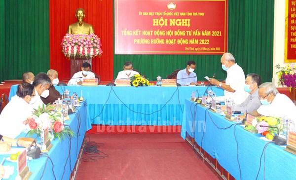 Các Hội đồng Tư vấn thuộc UBMTTQ Việt Nam tỉnh Trà Vinh: Góp phần nâng cao chất lượng hoạt động công tác Mặt trận