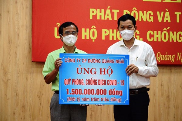 Quảng Ngãi: Gần 32 tỷ đồng ủng hộ công tác phòng, chống dịch Covid-19