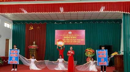 Chiêm Hóa (Tuyên Quang): Ủy ban MTTQ thị trấn Vĩnh Lộc tổ chức Hội thi “Trưởng ban công tác Mặt trận giỏi” năm 2022