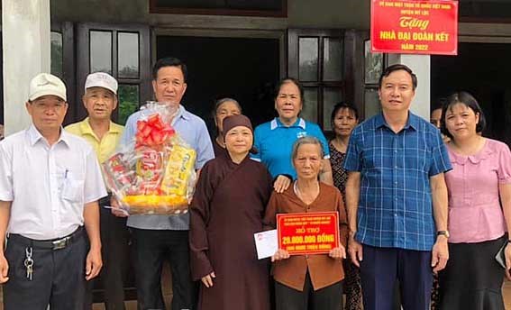 Mặt trận Tổ quốc các cấp tỉnh Nam Định quan tâm, chăm lo đời sống nhân dân