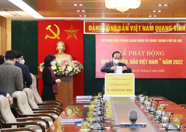 Hà Nội: Hơn 50 tỷ đồng ủng hộ Quỹ “Vì biển, đảo Việt Nam”