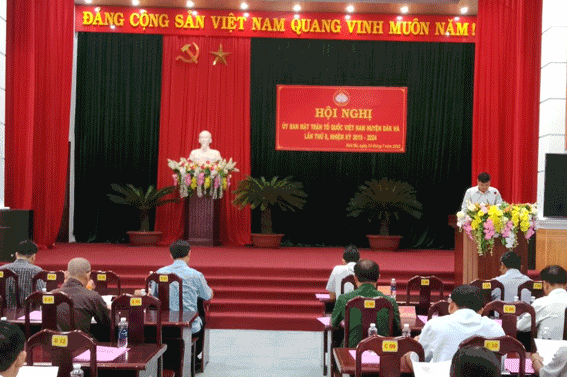 Hội nghị lần thứ 8 Ủy ban MTTQ Việt Nam huyện Đắk Hà, khoá VI, nhiệm kỳ 2019 - 2024