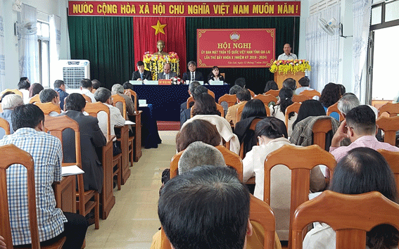 Hội nghị Ủy ban MTTQ Việt Nam tỉnh Gia Lai lần thứ 7, khóa X