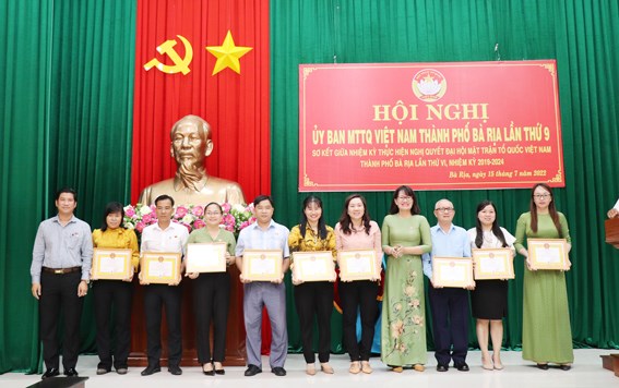 Ủy ban MTTQ Việt Nam TP.Bà Rịa: Xây mới và sửa chữa 141 căn nhà đại đoàn kết
