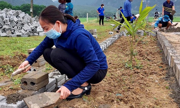 Ủy ban MTTQ huyện Minh Hóa: Chung tay giữ môi trường xanh, sạch, đẹp