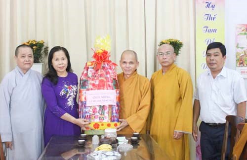 Lãnh đạo Ủy ban MTTQ Việt Nam tỉnh Ninh Thuận: Thăm, chúc mừng Lễ Vu Lan năm 2022