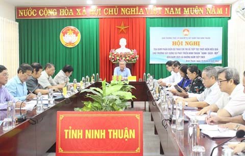 Ninh Thuận: Tọa đàm phản biện về xây dựng và phát triển 'Xanh – sạch – đẹp'