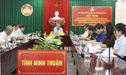 Ninh Thuận: Tọa đàm phản biện dự thảo 5 năm thực hiện hành động 152