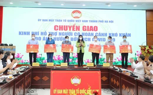 Hà Nội: Chuyển giao gần 86 tỷ đồng cho các quận, huyện, thị xã hỗ trợ người dân