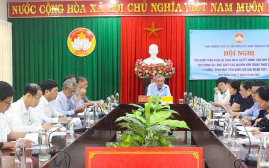 Ninh Thuận: Tọa đàm phản biện dự thảo nghị quyết HĐND tỉnh