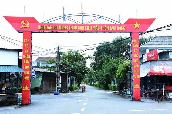 Thôn Tam Đồng - nơi thí điểm xây dựng khu dân cư NTM thông minh của Hà Tĩnh