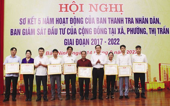 Bắc Ninh: Hiệu quả hoạt động của Ban Thanh tra nhân dân, Ban Giám sát đầu tư cộng đồng ở cơ sở