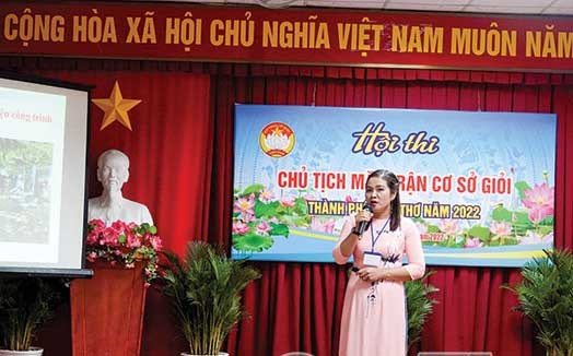 Ủy ban MTTQ thành phố Cần Thơ tổ chức Hội thi Chủ tịch Mặt trận cơ sở giỏi