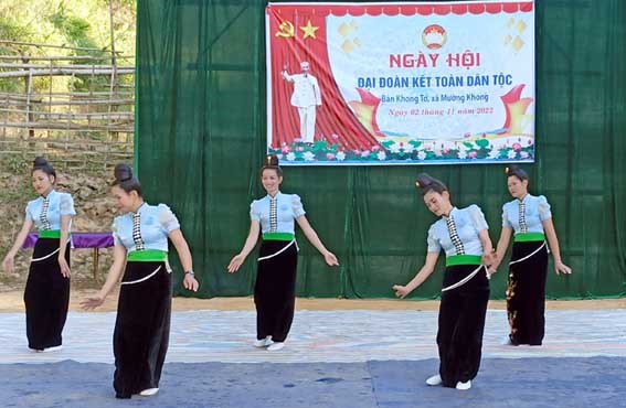 Điện Biên: Các địa phương tổ chức Ngày hội Đại đoàn kết toàn dân tộc
